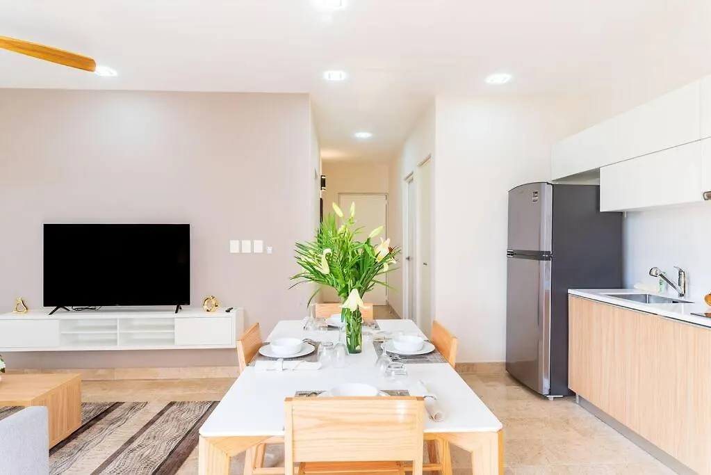 Brava Towers 408 By Sandy Powerful Tulum Pueblo Appartement